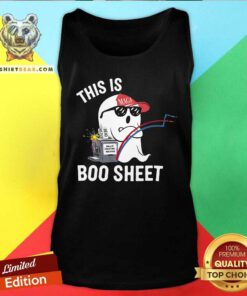 Official This Is Boo Sheet Election Day Ghost Of Trump Voter Tank-top