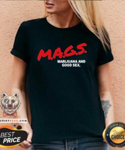Original Elliottmags Mags Marijuana And Good Sex V-neck