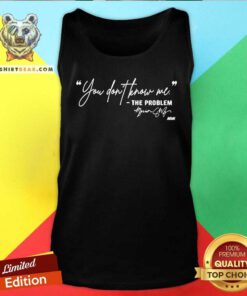 Original Marina Shafir You Don't Know Me The Problem Signature Tank-top
