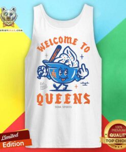 Original New York Welcome To Queens Soda Sports Est 1962 Tank-top