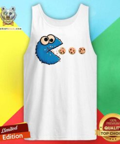Original Nomnom Cookie Monster Adventure Pacman Tank-top