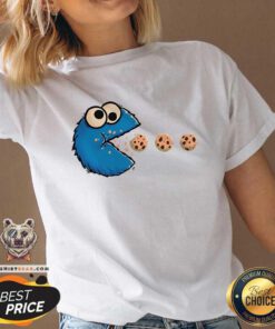 Original Nomnom Cookie Monster Adventure Pacman V-neck