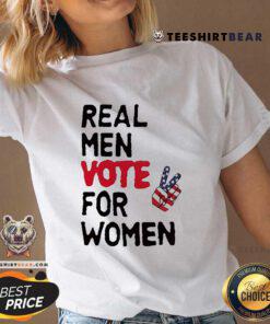 Original Real Men Vote For Women V-neck