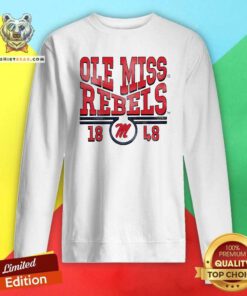 Original Uscape Apparel White Ole Miss Rebels Sweatshirt