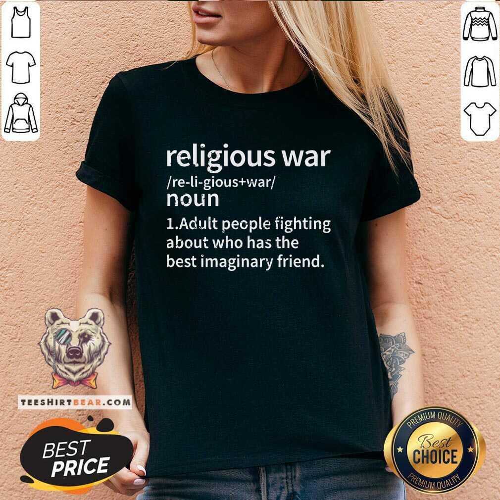 Original Vintage Religious War Definition V-neck