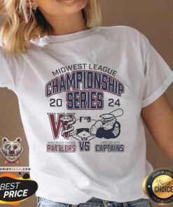 Original Wisconsin Timber Rattlers Vs Lake County Captains 2024 Midwest League V-neck