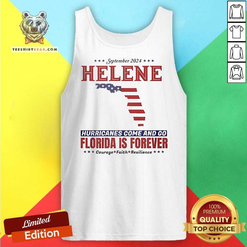 Premium Hurricane Helene Florida 2024 Tank-top