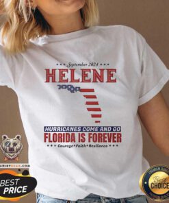Premium Hurricane Helene Florida 2024 V-neck