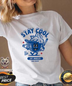 Premium Los Angeles Dodgers Stay Cool Est 1958 V-neck
