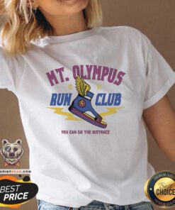 Premium MT Olympus Run Club You Can Go The Distance V-neck