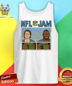 Premium NFL Jam Chargers Herbert And Dobbins Tank-top