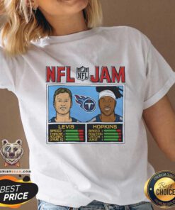 Premium NFL Jam Titans Levis And Hopkins V-neck
