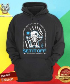 Premium Set It Off Duality 10 Year Anniversary Undertale Sans Skeleton Hoodie