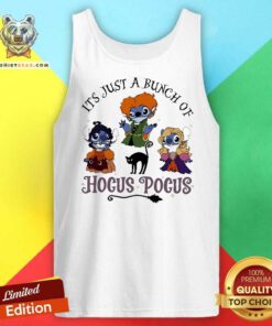 Premium Stitch It's Just A Bunch Of Hocus Pocus Halloween 2024 Tank-top