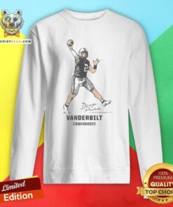 Premium Vanderbilt Football Diego Pavia Superstar Pose Sweatshirt