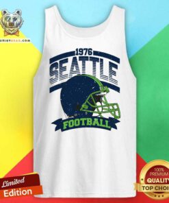 Pretty 1976 Seattle Football Team Supporter Tank-top