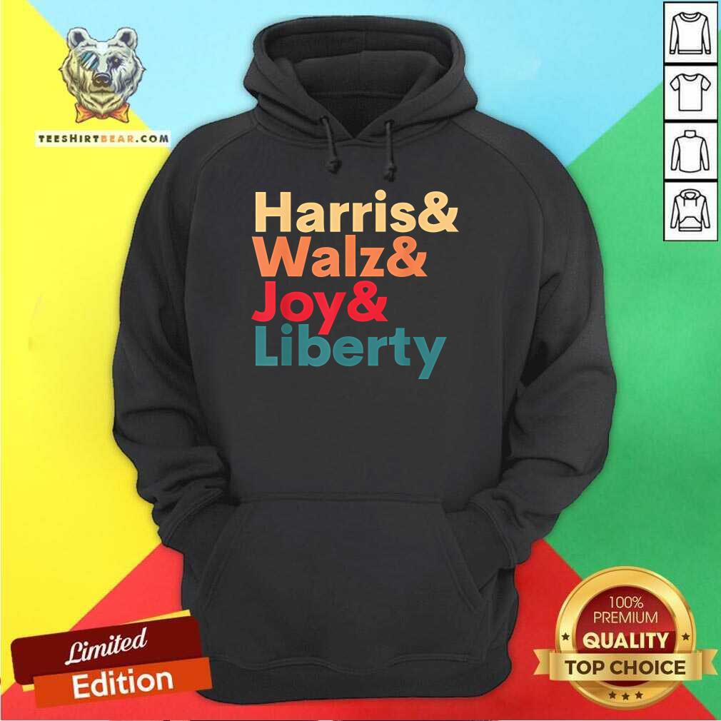 Pretty Harris Walz Waltz 2024 Harris Walz Joy Liberty Hoodie