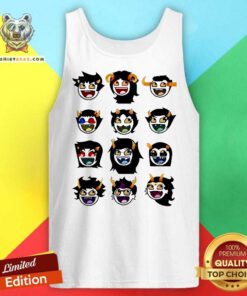 Pretty Homestuck Troll Awesome Smiley Icons Tank-top