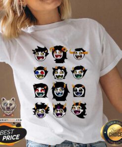 Pretty Homestuck Troll Awesome Smiley Icons V-neck
