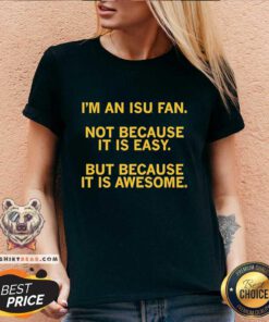 Pretty I'm An Isu Fan Not Because It Is Easy But Because It Is Awesome V-neck
