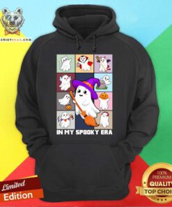 Pretty In My Spooky Era Groovy Hippie Halloween Ghost Hoodie