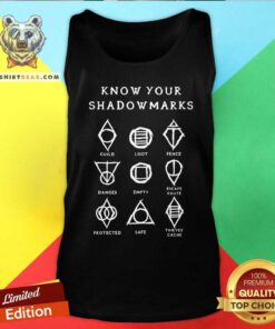 Pretty Know Your Shadow Marks Tank-top