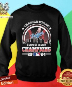 Pretty Los Angeles Dodgers 2024 Baseball National League Winner Sweatshirt