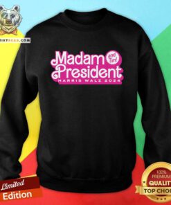 Pretty Madam President Harris Walz 2024 Feminist Sweatshirt