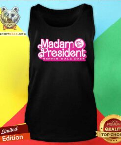 Pretty Madam President Harris Walz 2024 Feminist Tank-top