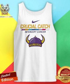 Pretty Minnesota Vikings NFL In Our Team No One Fights Cancer Alone Tank-top