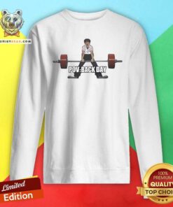Pretty Pov Back Day Barbell Ikari Shinji Sweatshirt