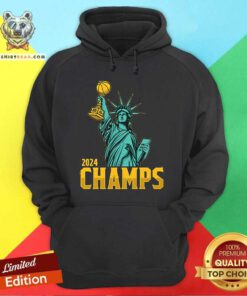 Pretty Statue Of Liberty New York Liberty 2024 Champs Hoodie