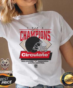 Top Circulate NFL Origins Super Bowl LVI LA X 1993 Champions V-neck