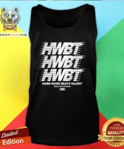 Top Hard Work Beats Talent From The Driveway HWBT Multi Logo Tank-top