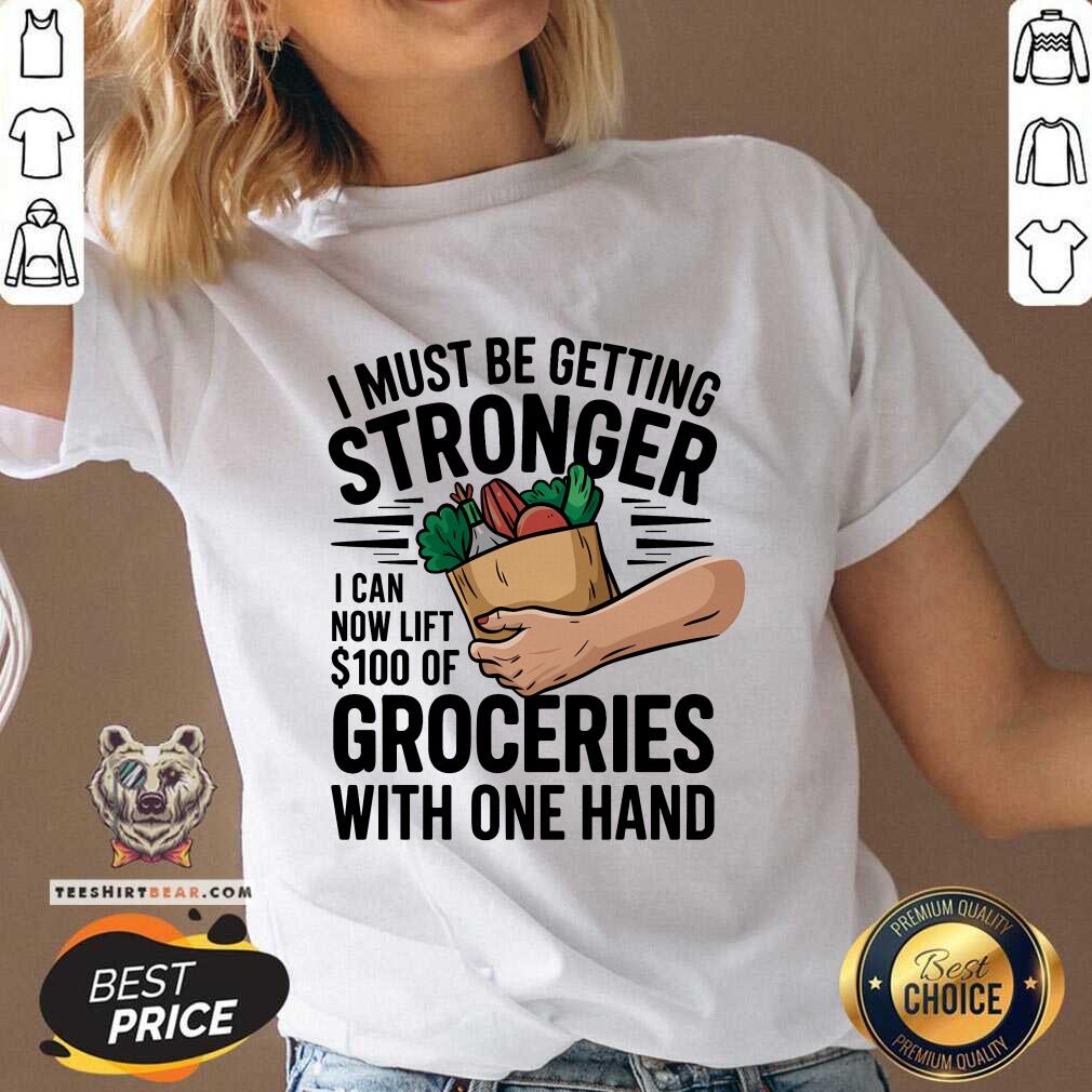 Top High Grocery Prices Humor Inflation V-neck