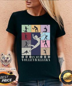 Top In My Volleyball Era Retro V-neck