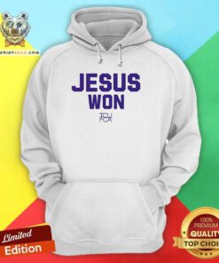 Top Josh Hoover Wearing Jesus Won TCU FCA Hoodie