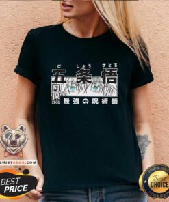 Top Limitless Six Eyes Jujutsu Kaisen V-neck