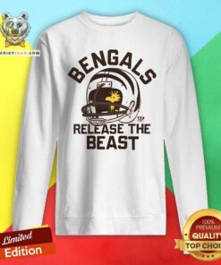 Top Peanuts X Cincinnati Bengals Release The Beast Sweatshirt