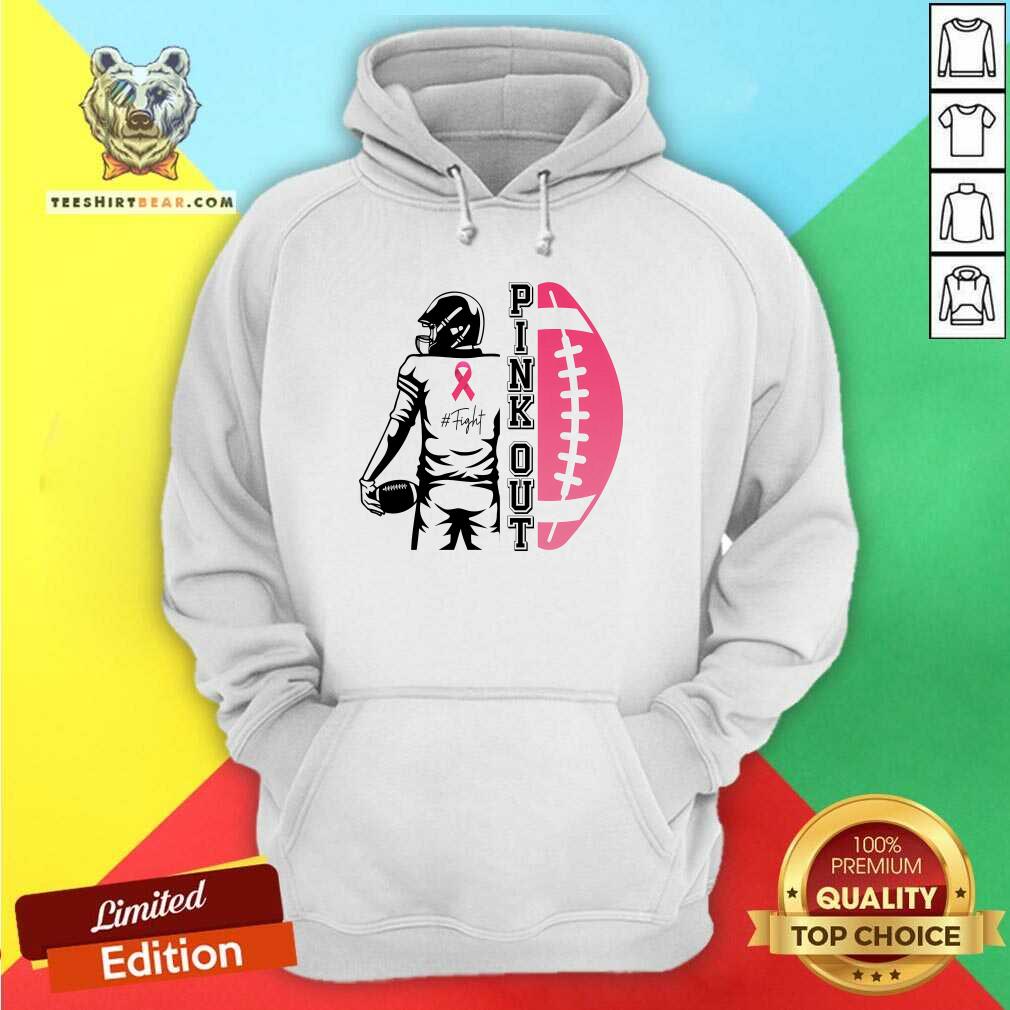 Top Pink Out Football Team Fight Breast Cancer Awareness Hoodie