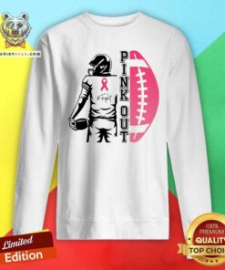 Top Pink Out Football Team Fight Breast Cancer Awareness Sweatshirt