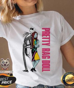 Top Rag Doll Couple V-neck