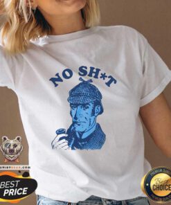 Top Sherlock No Shiit Rocket Man V-neck