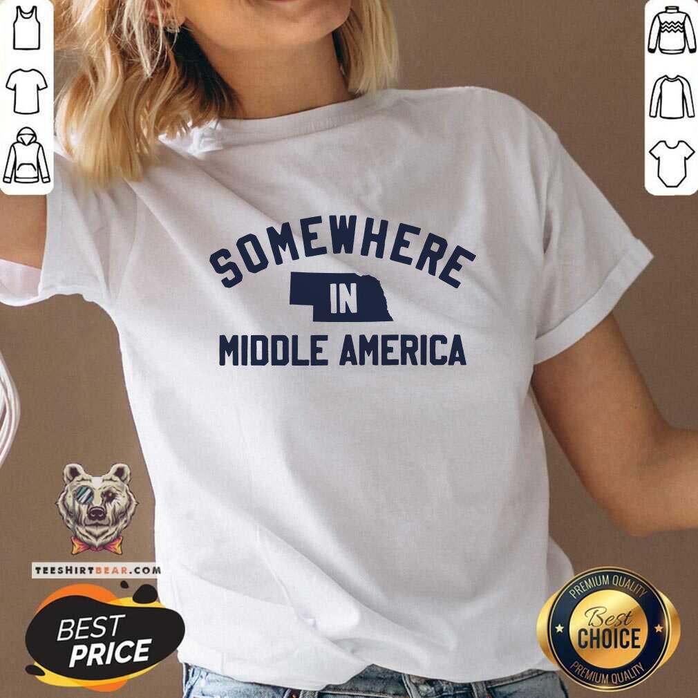 Top Somewhere In Middle America V-neck