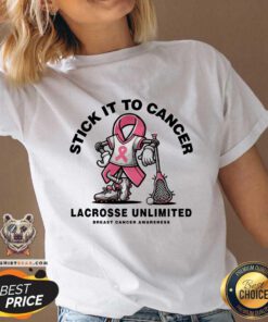 Top Stick It To Cancer V-neck
