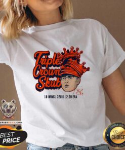 Top Tarik Skubal Triple Crown V-neck