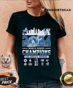 Awesome 2024 World Series Champions MLB Los Angeles Dodgers V-neck