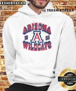 Awesome Arizona Wildcats hoodie featuring arched wordmark 'Est. 1885' for fans and students of the University of Arizona.