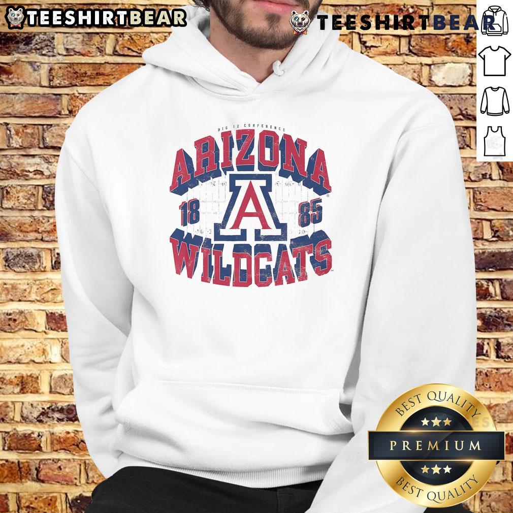 Awesome Arizona Wildcats hoodie featuring arched wordmark 'Est. 1885' for fans and students of the University of Arizona.
