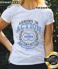 Awesome Arrows in Action Made in Florida ladies tee featuring vibrant graphics and comfortable fit for everyday wear.